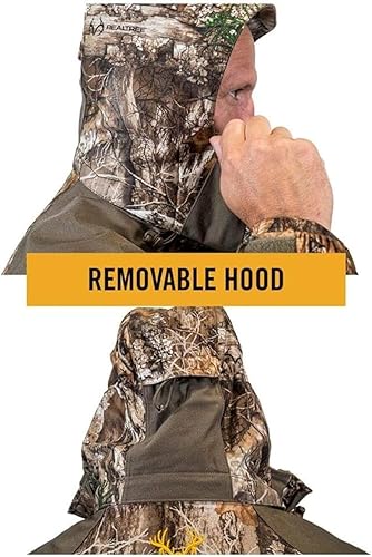 Miniatura 5 de HOT SHOT Parka de caza de camuflaje 3 en 1 para hombre, chaqueta impermeable, ropa de caza de camuflaje versátil para hombres