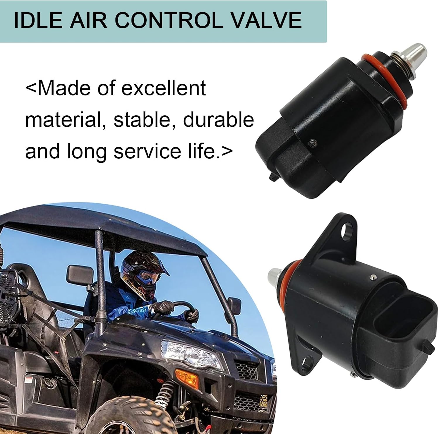 Idle Air Control Valve, Control Solenoid Valve for Hisun/Coleman UTV EFI 400 450 500 550 700 750 800 1000 Massimo Msu500