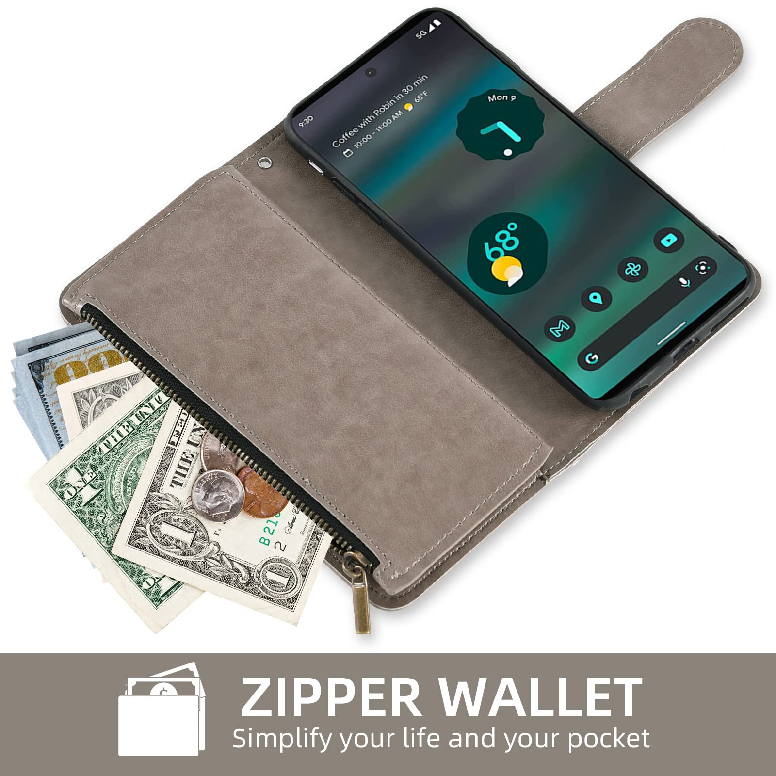 Funda Compatible Con Google Pixel 6A 5G 2022 Y Protector De
