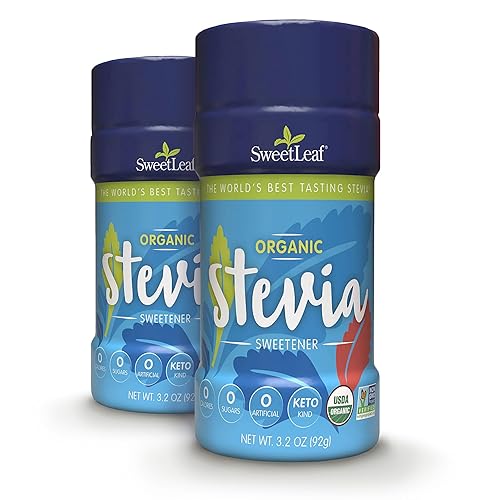 Miniatura 7 de SweetLeaf Tarro coctelera de stevia orgánico 230 porciones