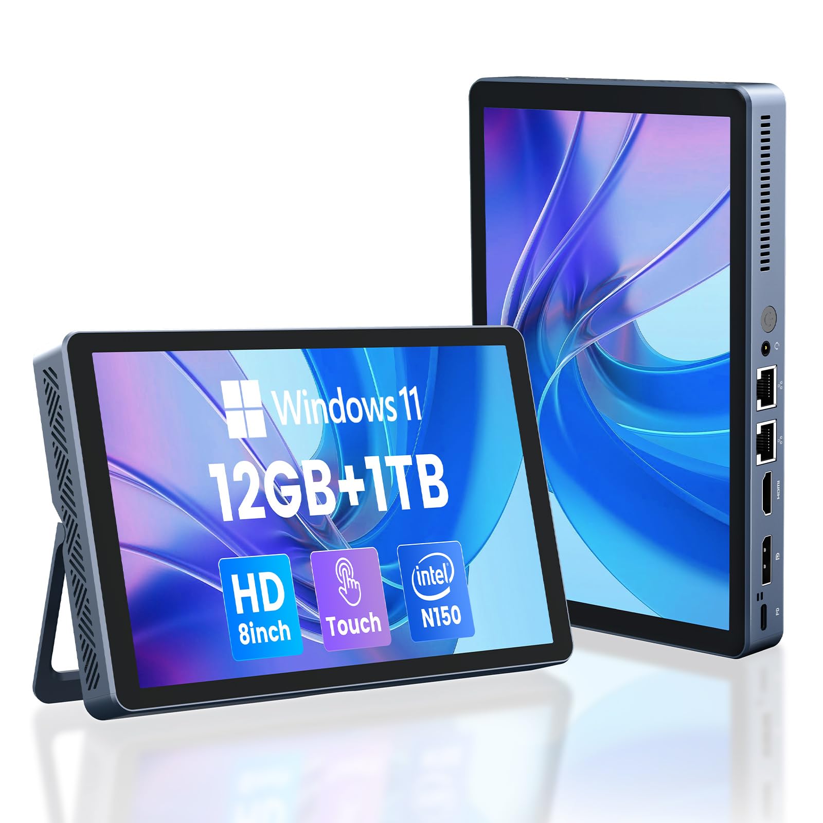 Windows 11 Intel N150 12GB RAM SSD 1TB ① Mini PC N150(up to 3.6GHz) 12GB RAM DDR5 1TB SSD Win 11 Desktop