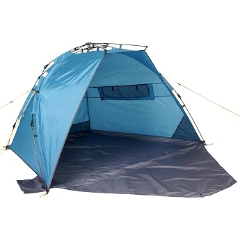 Uquip XL Speedy Beach Tent   Lockable with Ground Sheet   Quick Assembly and Disassembly