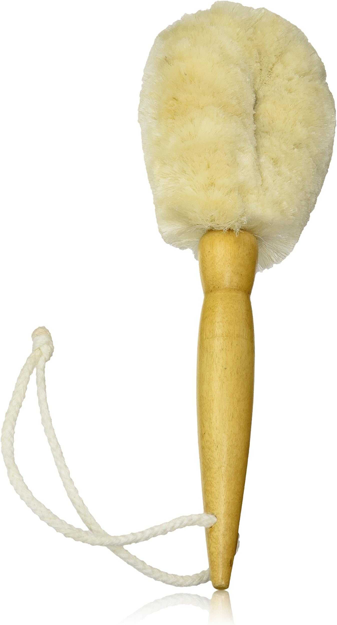 Merben International Soft Texture Jute Bikini Brush with Wooden Handle, 7" Length