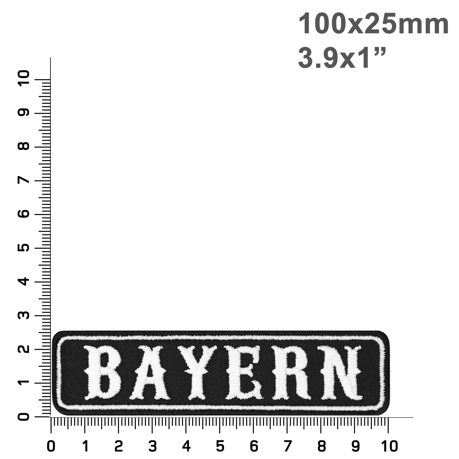 Toppa Schönberg (Bassa Baviera) bandiera stiratore patch 9 x 6 cm