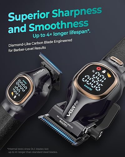 Miniatura 2 de Cortapelos profesionales para hombres, juego de cortapelos y recortadora de peluquería profesional, cortapelos inalámbricos para cortar cabello con