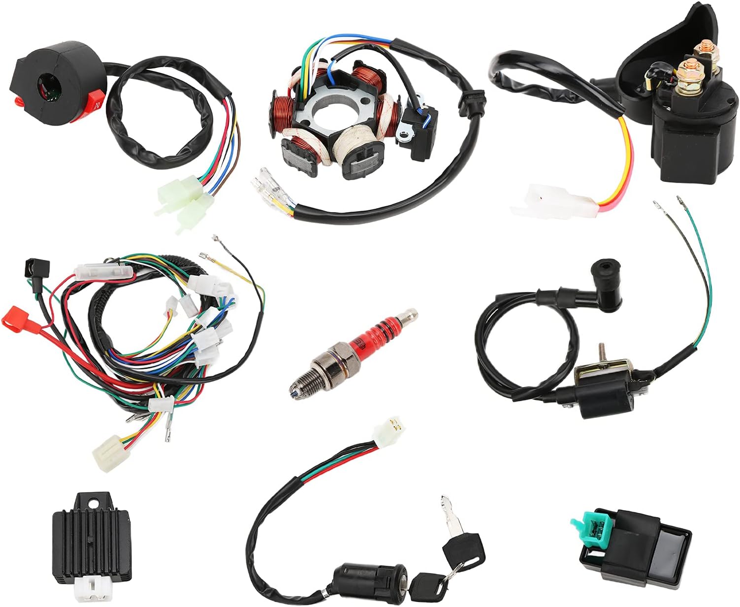 Kit Complet Câblage électrique ATV QUAD 150-250cc – Stator, CDI, Bobine, Faisceau – TOTMOX