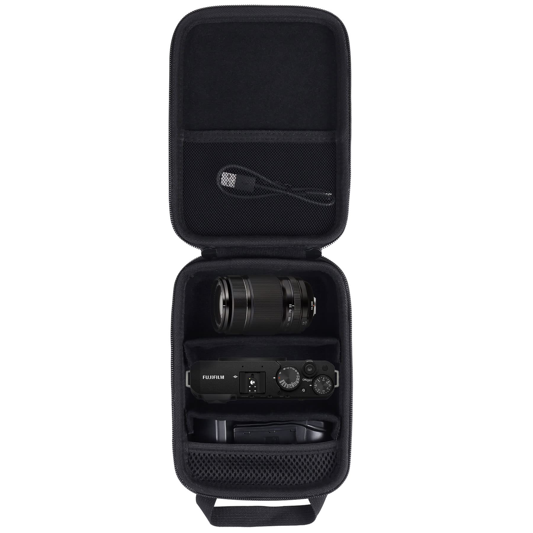 Aenllosi pour Fujifilm X-T30 III/X-T30 II/X-S10 Étui de Transport Rigide pour Appareil Photo numérique sans Miroir, Noir, étui Seul