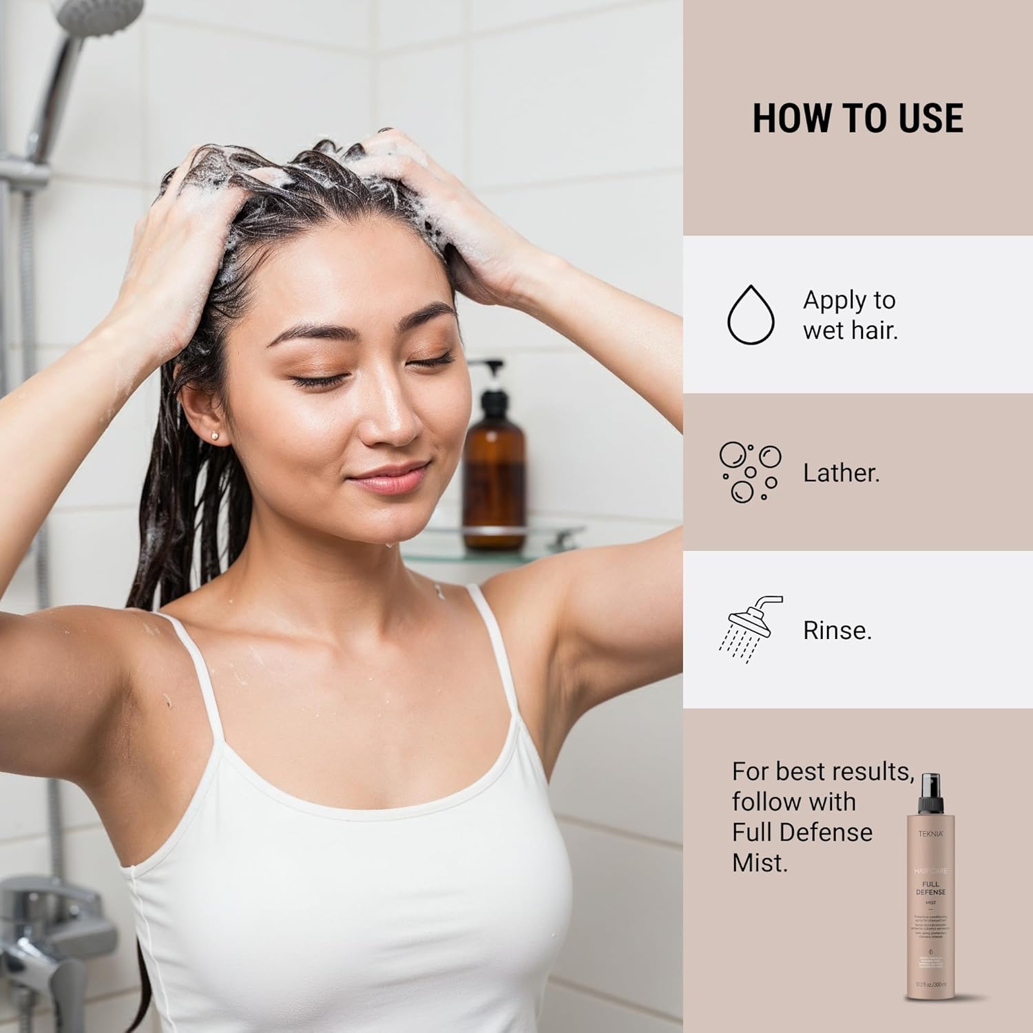 Lakmé Teknia Full Defense Shampoo, Protective Shampoo for Pollution & UV Rays, 20.4 Fl Oz - Image 8