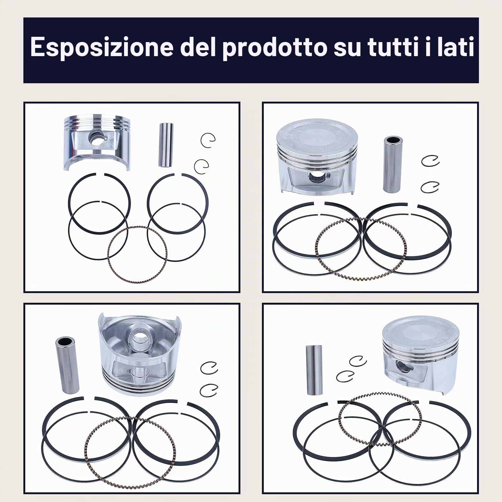Kit cuscinetto manovella biella pistone 88mm, per motore Per HONDA Gx390 13Hp, 13101-Zf6-W00, 13200-Z1C-900, 12391-Ze2-020, 96100-62070-00, 96100-62020-00