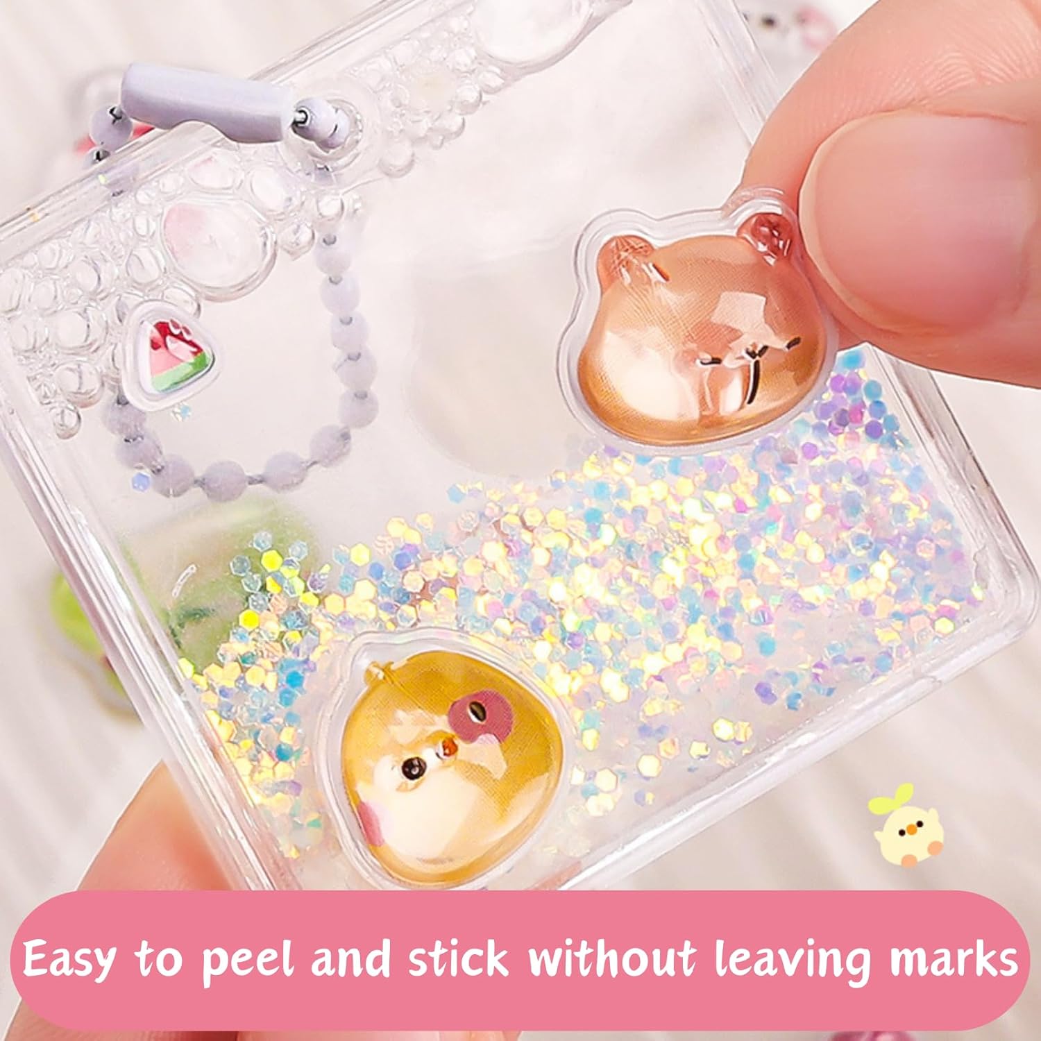 6 Sheets 3D Puffy Stickers, Resin Raised Stickers (Capybara, Ocean Park, Paw Diary Wait), Kawaii Waterproof Stickers for Journaling, Scrapbooking, Phone Case, Planner, DIY Crafts for Teens Adults
