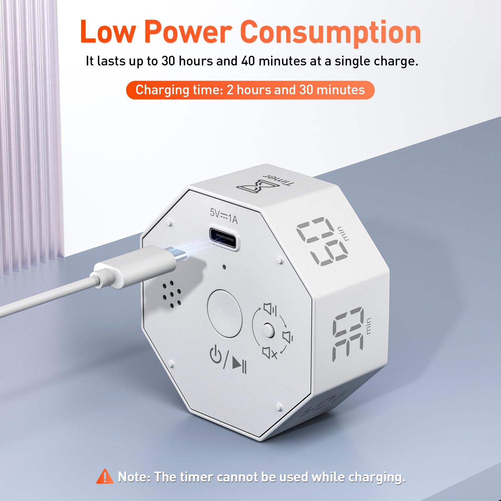 Snapklik.com : Secura Pomodoro Timer, Rotating Cube Time Tracker, Flip ...