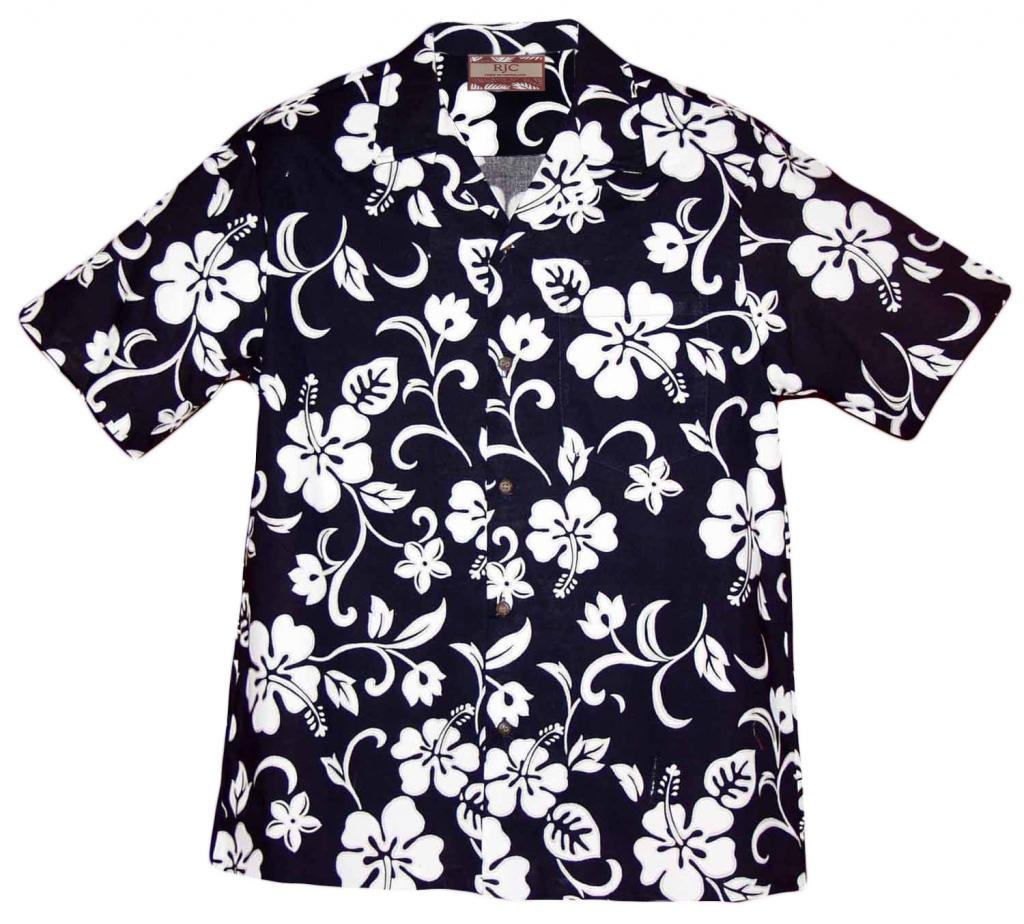 RJC Brand Hibiscus Pareo Men's Hawaiian Shirt