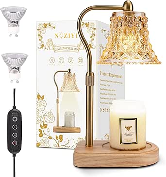 Lampada Scaldacandele Con Timer E Luce Dimmable - Altezza Regolabile, Per Casa E Decorazione | Rosa - Foto 5