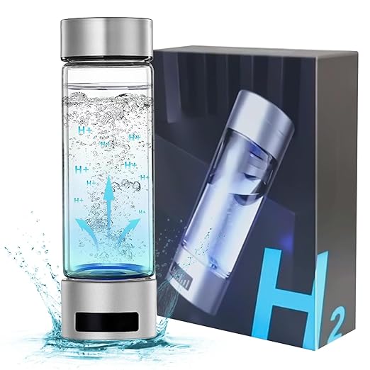 3000 PPB Hydrogen Water Bottle with Timer Function (3-Min & 6-Min) –...