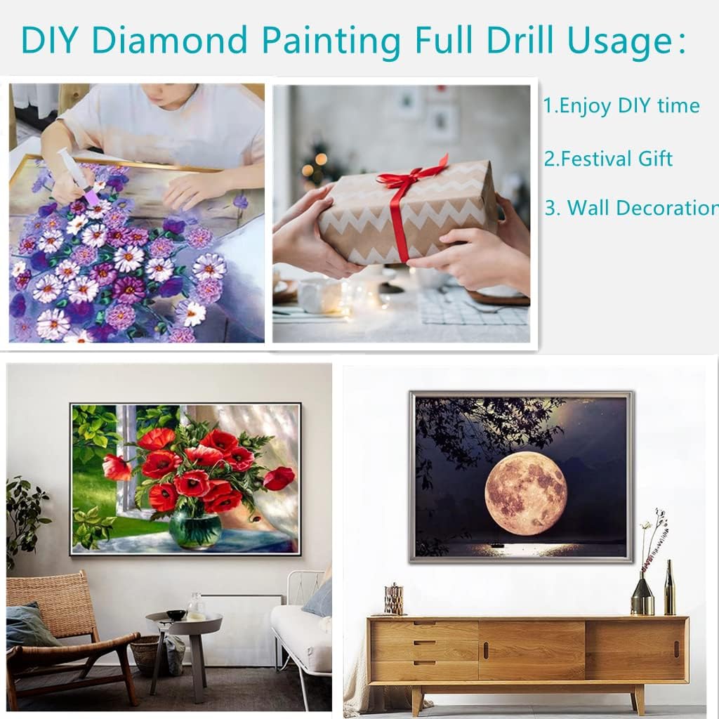 5D Diamond Art Painting Kits Stained Glass Brown Dachshund Circle Shape Full Drill Round Beads Diamond Art Gems Painting by Number Kits Dog Memorial Wall Decoration 16x16inch(2)