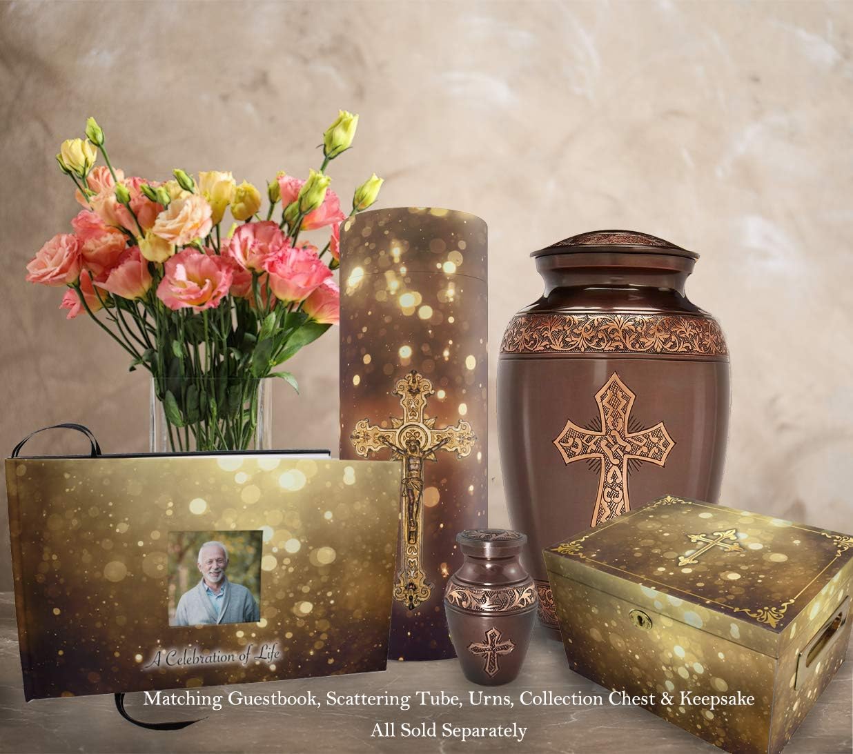 Lockable Cremation Urn for Ashes Adult Male & Female - Decorative Urns - Beautifully Handcrafted Urn for Ashes for Women & Men