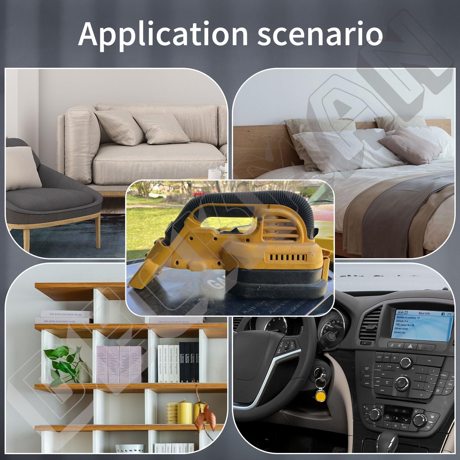 N445803 Vacuum Hose Assembly / 1 Set Universal Vacuum Attachments Compatible With DeWalt DCV517B DCV517M1 DC515B, DC515K, DC515P Cordless Vacuums - Image 4