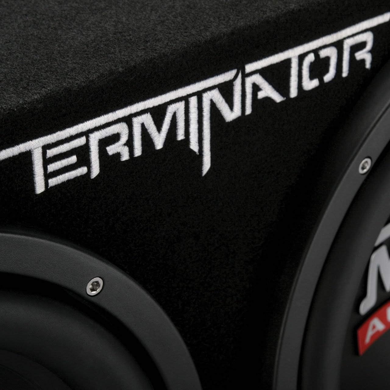 MTX TNP212DV 12-Inch 2000-Watt Dual Loaded Vented Subwoofer Enclosure with Amplifier, Black