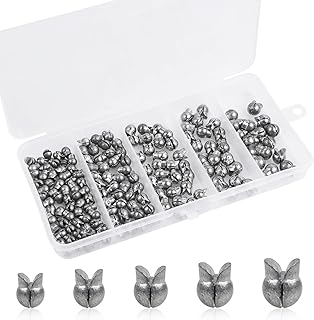 100pcs Split Shot Fishing Weights Removable Round Clip On Fly Fishing Line Sinkers Freshwater Saltwater Split Shot Fishing Sinkers Weights