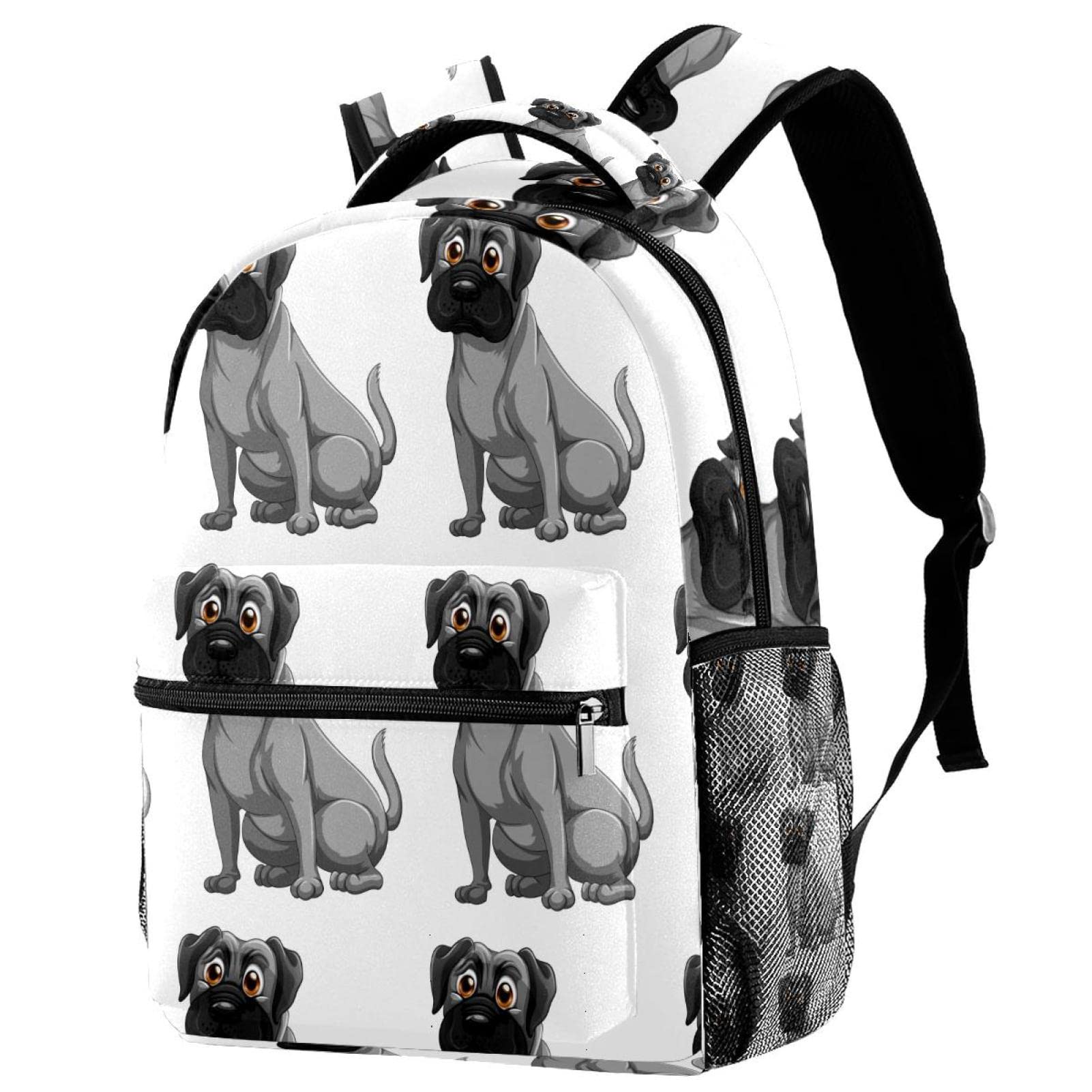 Sac à dos robuste pour soulager le dos avec style floral rétro rose - 7