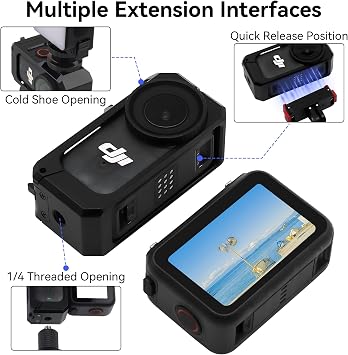 Osmo Nano Metal Camera Cage - Protector Metal Frame Camera Expansion Cage for DJI Osmo Nano Accessories