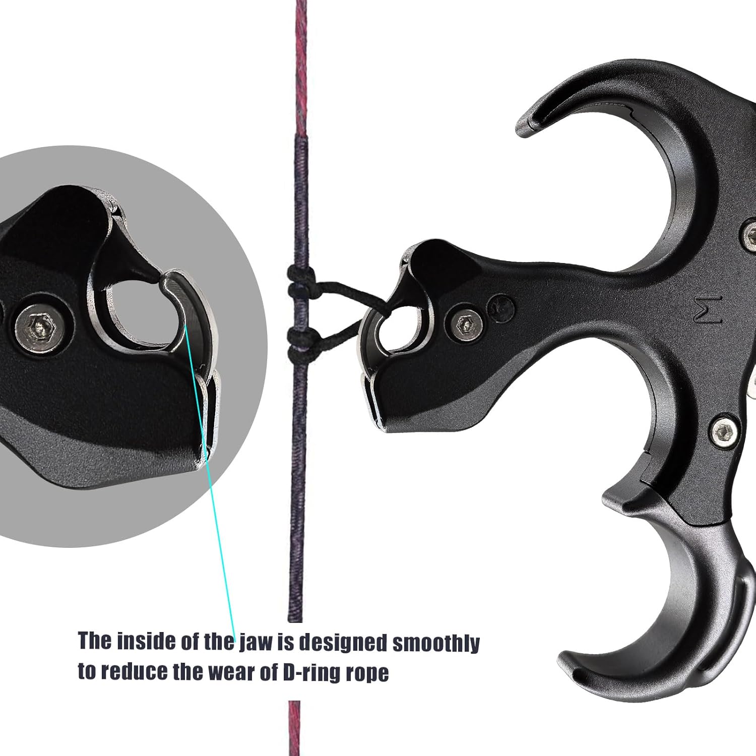 Archery Release Thumb Release for Compound Bow, 3 or 4 Finger Option Bow Release Aid - Left/Right Handed Adjustable Smooth Trigger for Hunting & Outdoor Shooting