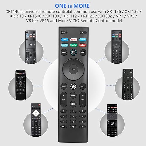Miniatura 6 de para VIZIO-Smart-TV Remote-Reemplazo, Control Universal XRT140 para VIZIO Todos los televisores inteligentes LED LCD HD 4K UHD HDR