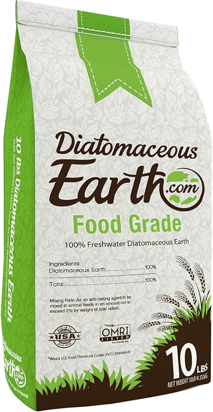 Amazon Com Diatomaceousearth De10 100 Organic Food Grade Diamateous Earth Powder Safe For Children Pets 10 Lbs Home Kitchen