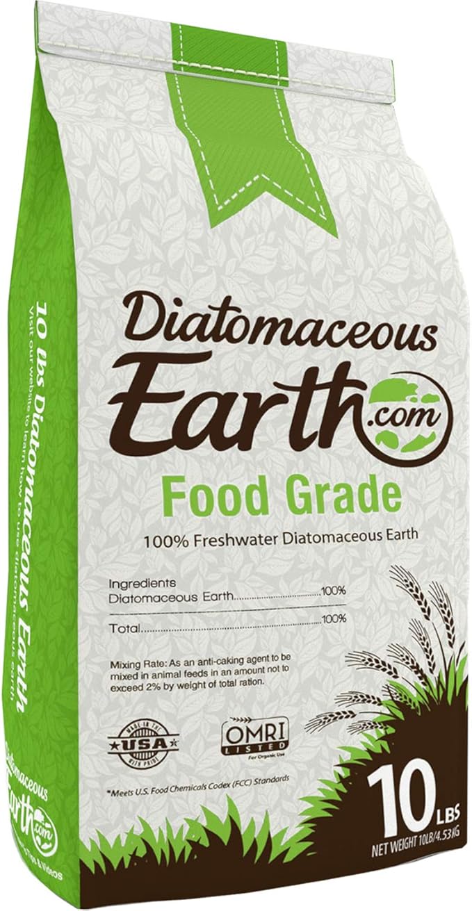 Amazon Com Diatomaceousearth De10 100 Organic Food Grade Diamateous Earth Powder Safe For Children Pets 10 Lbs Home Kitchen