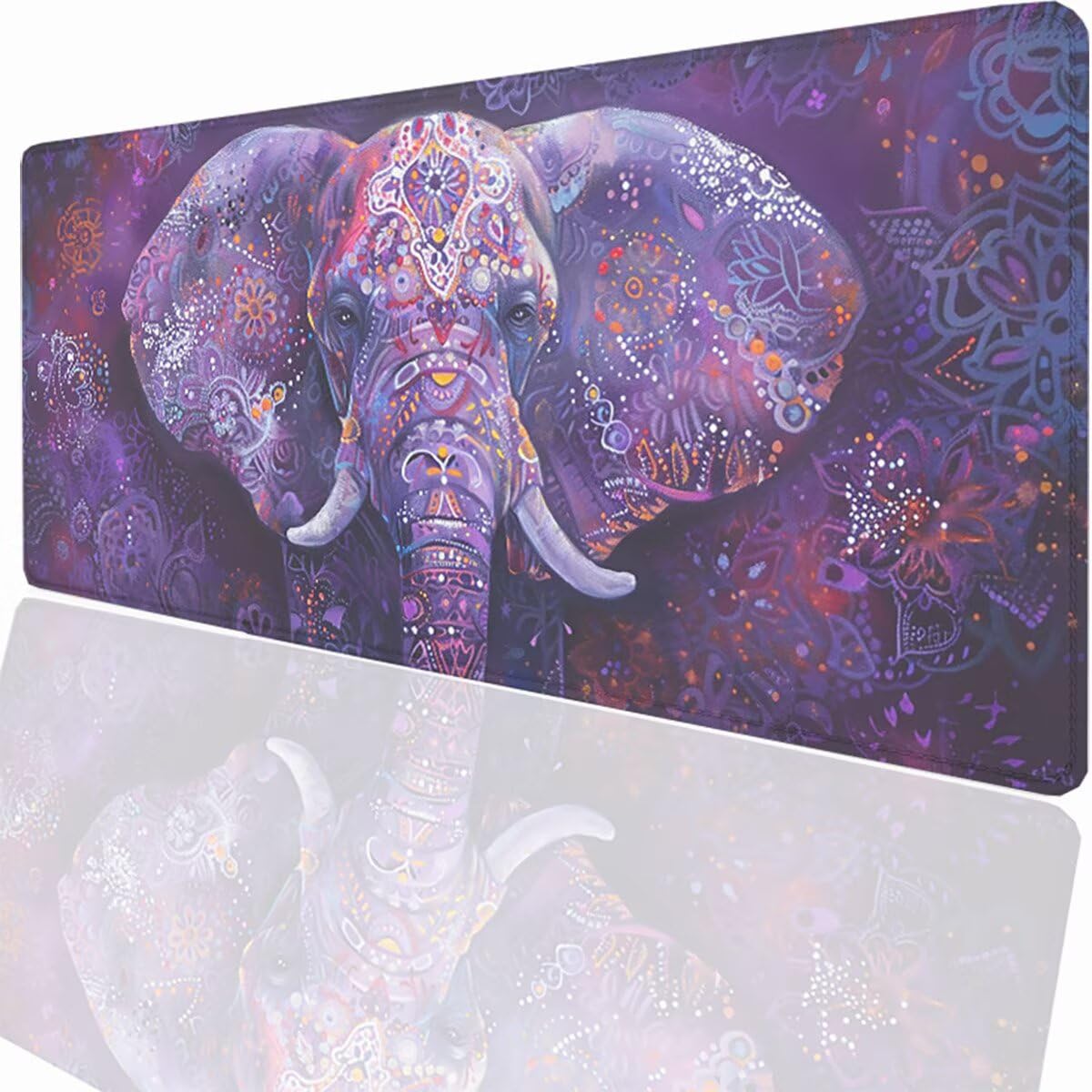 Tappetino per Mouse Gaming XXL 1200x600x3mm– Ufficio Mousepad Grande – Migliora la Velocità e la Precisione Tenuta Stabile Sottomano per Ufficio e Casa Accessori Scrivania Elefante PjY17321 N-U