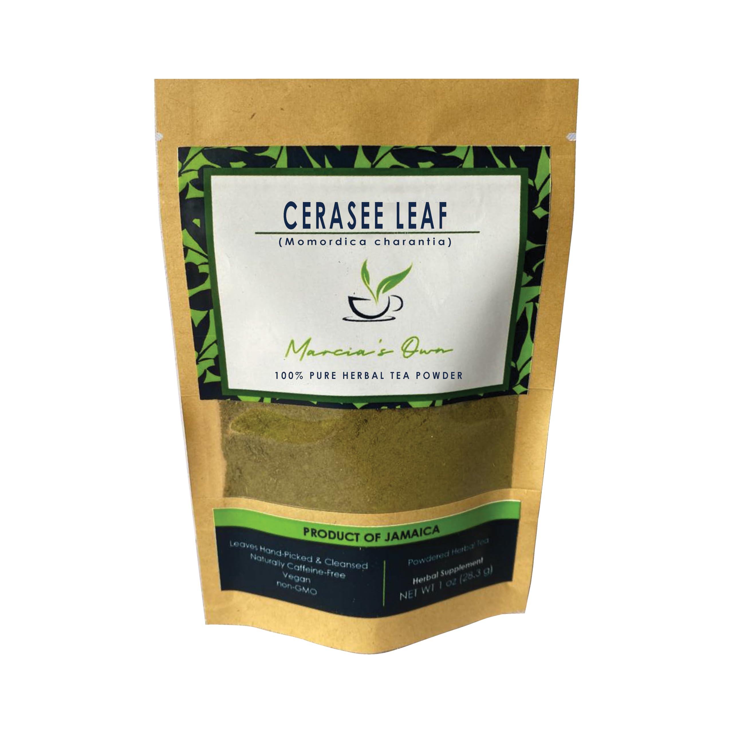 Marcia´s OwnMarcia's Own, Cerasee Leaf 100% Pure Herbal Tea Powder, from Jamaica, 1 oz / 28.3 g (40 Servings)