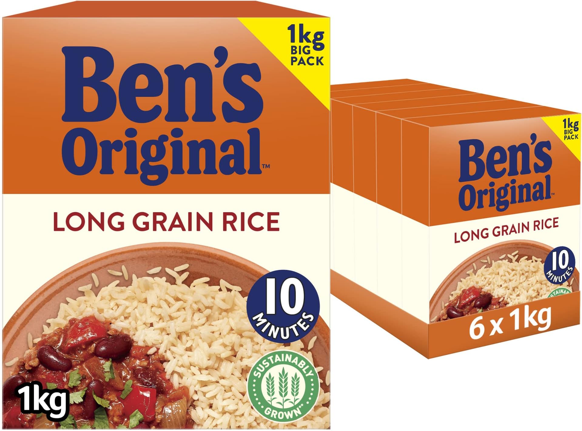 Ben's Original Long Grain Rice 1kg
