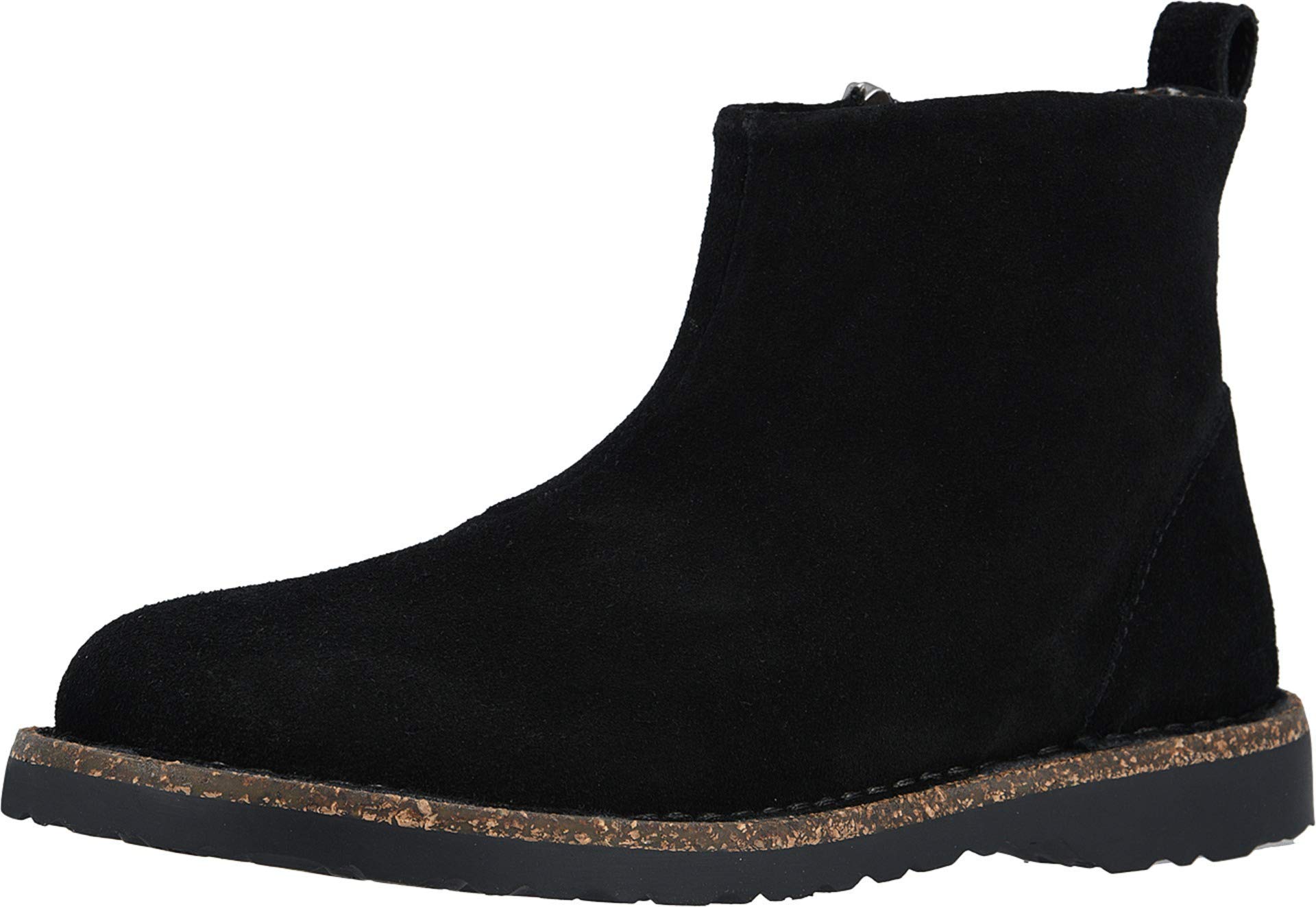 Shearling Suede Black Womens Melrose Booties by Birkenstock