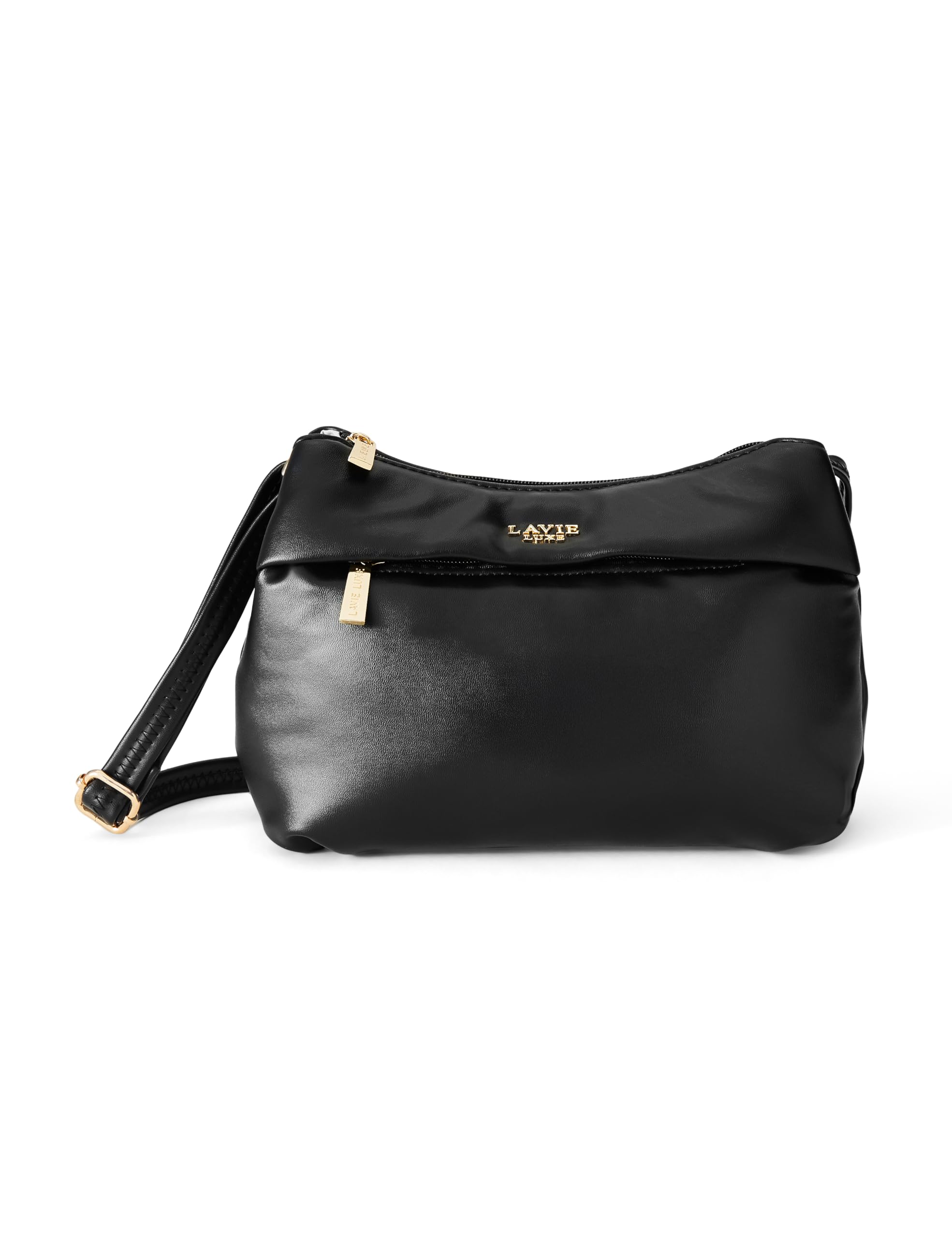 lavie luxe Women's Rose 3 Compartment Cross Body Sling Bag | Ladies Purse Handbag | Gift For Women-picture-56