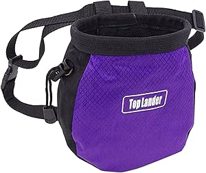 Amazon.com : Magnesium Powder Bag Pockets Rock Climbing Chalk Bag ...