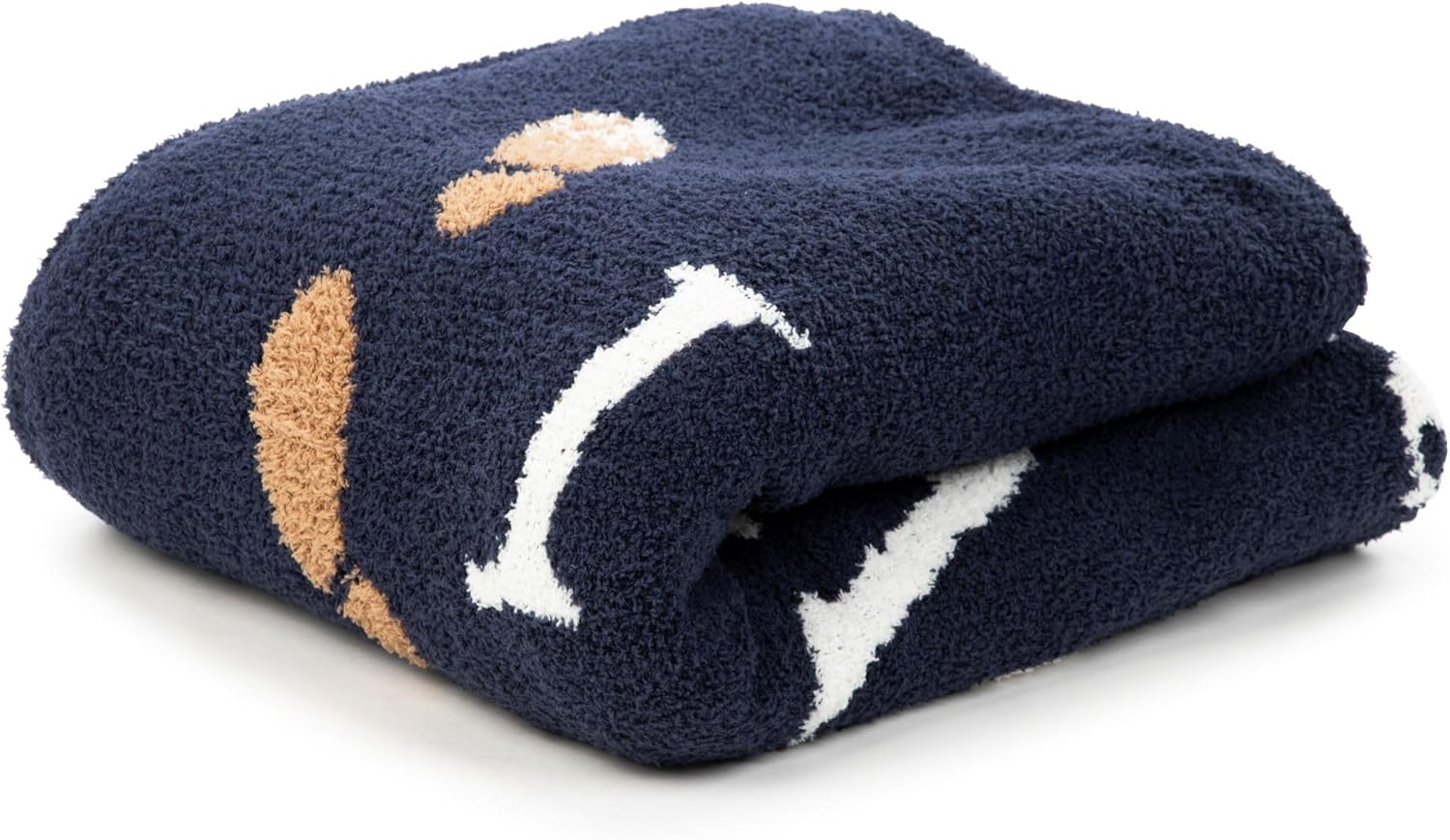 Jay Franco Plush Throw Blanket – Soft & Fuzzy 50x60 Inch Throw for Couch or Bed – Cozy Home Décor for Living Room & Bedroom, Dark Blue - Harry Potter