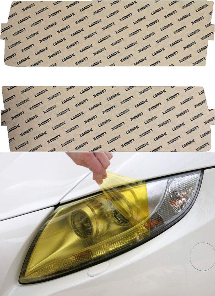 Lamin-x Custom Fit Yellow US Headlight Covers for BMW 3-Series (92-99)