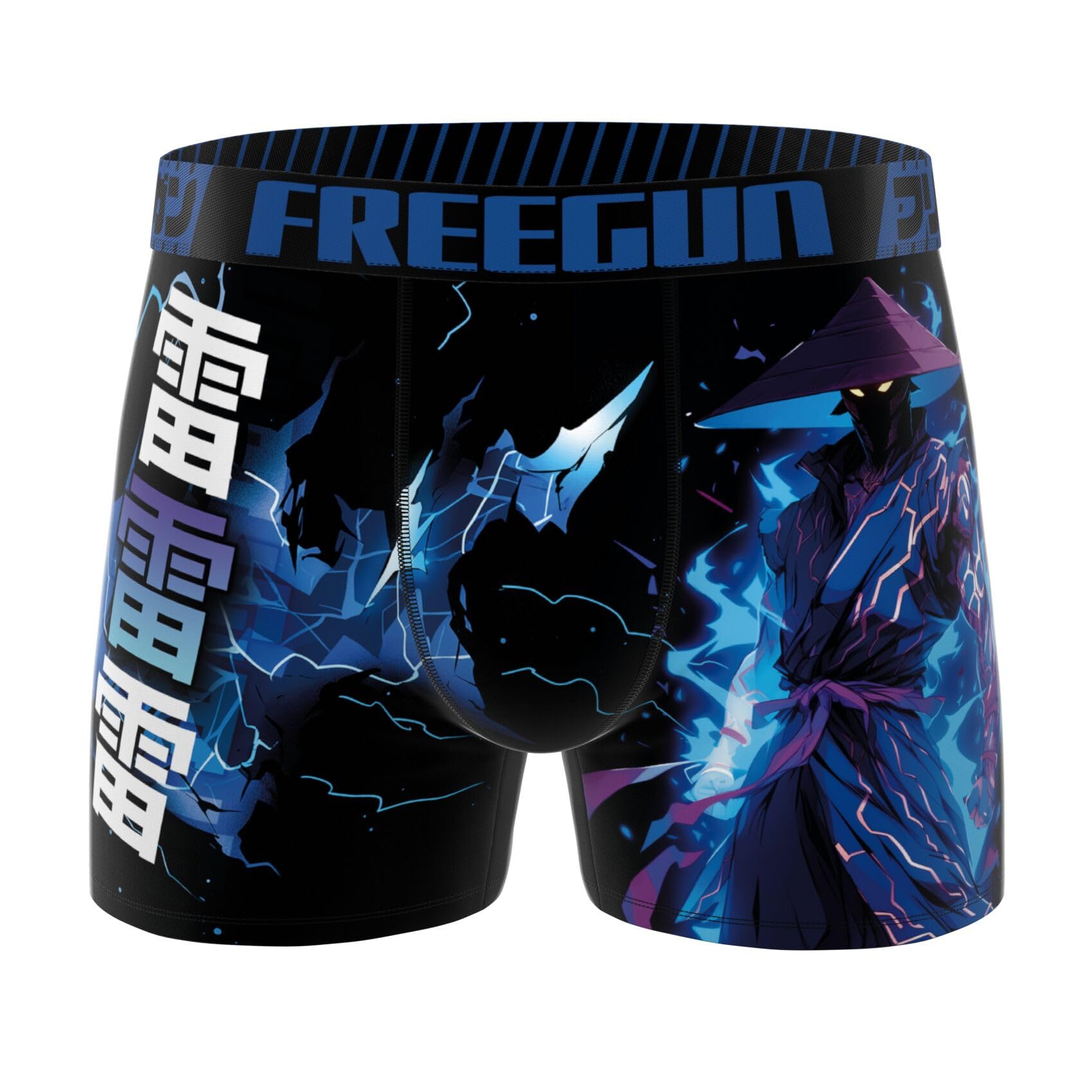 FREEGUN Boxer Enfant Respirant, Caleçon Garçon, Maintien Anti-Glisse et Ajustement Parfait (Lot de 4)