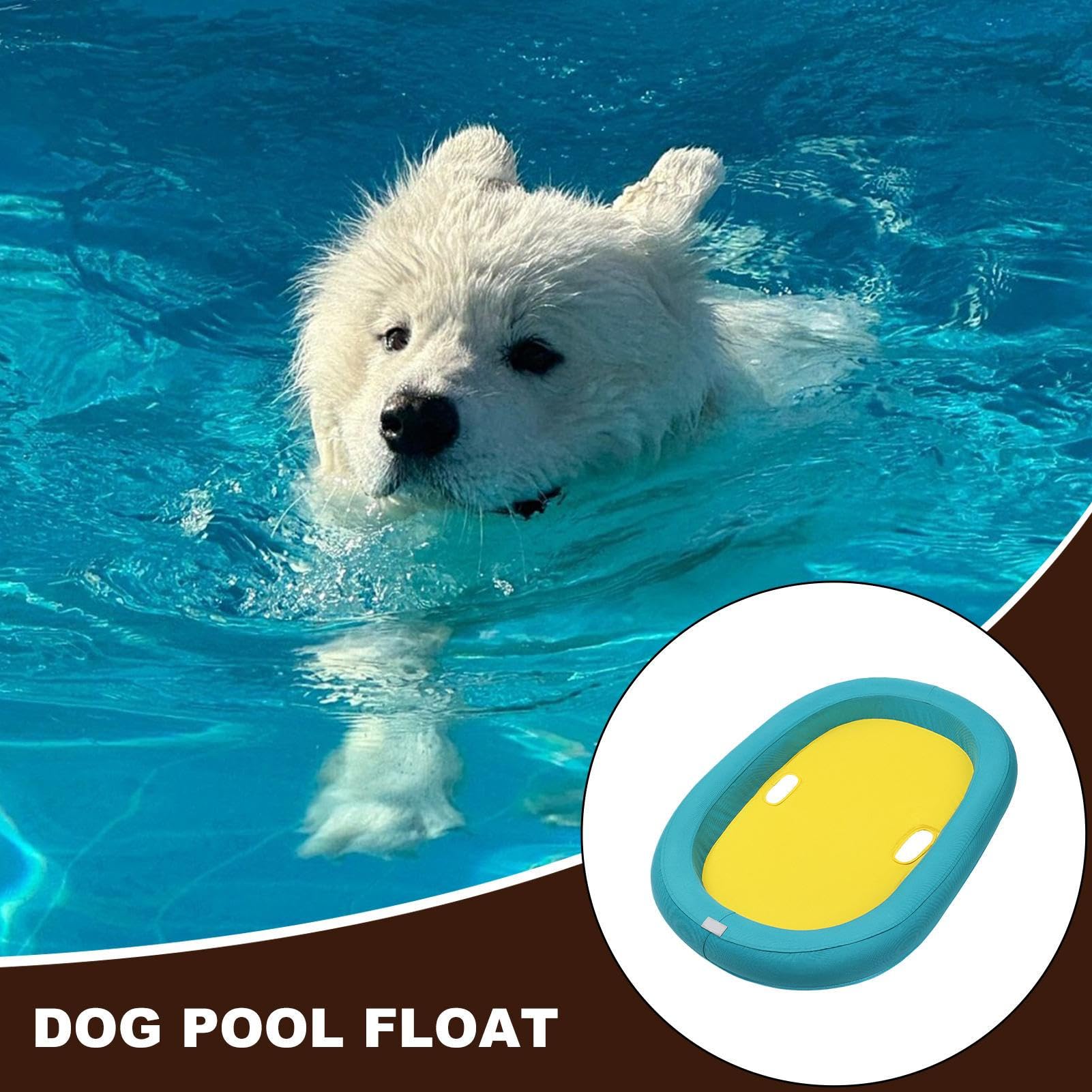 Schwimmendes Spielzeug für Hunde – Schwimmmatte für Hunde, Schwimmmatte für Welpen, Wasserspielzubehör für Garten, Fluss, See, geeignete Aktivitätsunterstützung, schwimmende Plattform aus