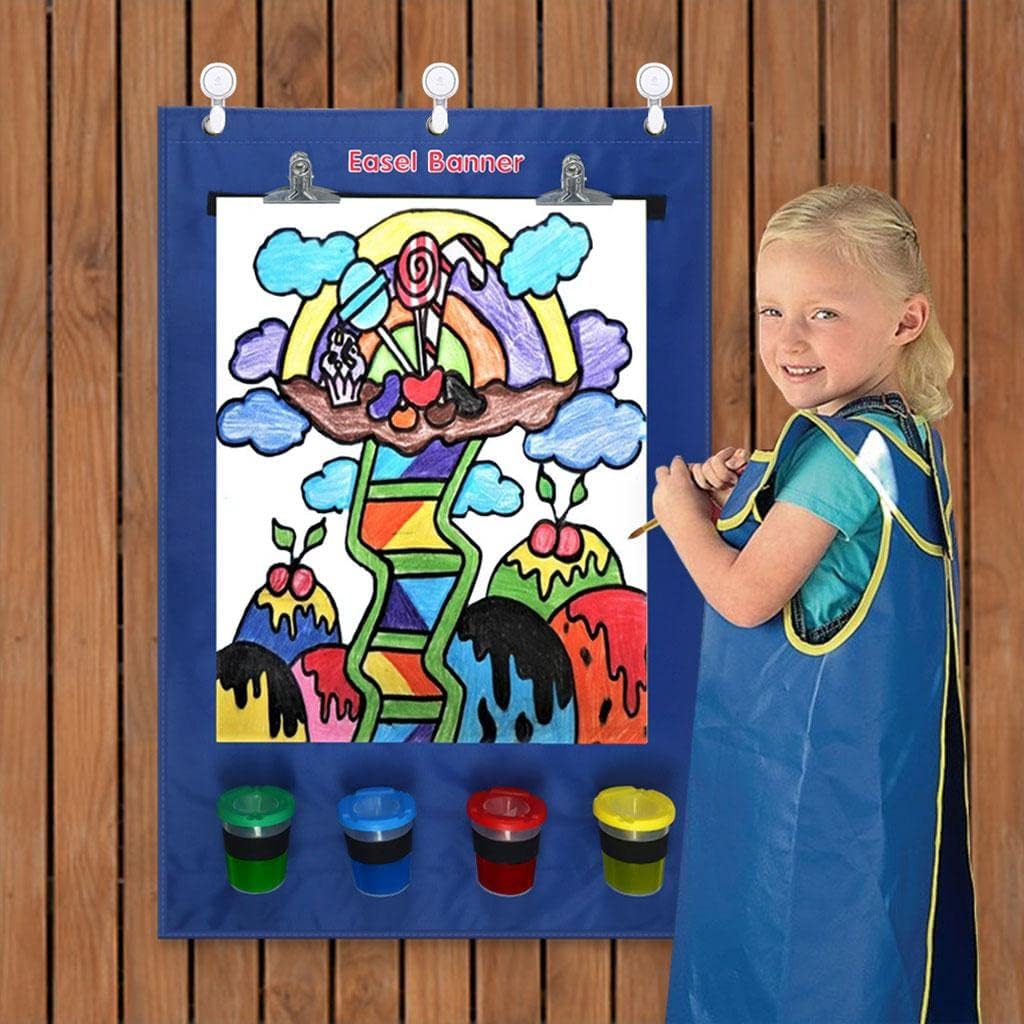 DIYグラフィティキャンバスロールポータブルDIYペイントロール、ペイントカップ4個付き