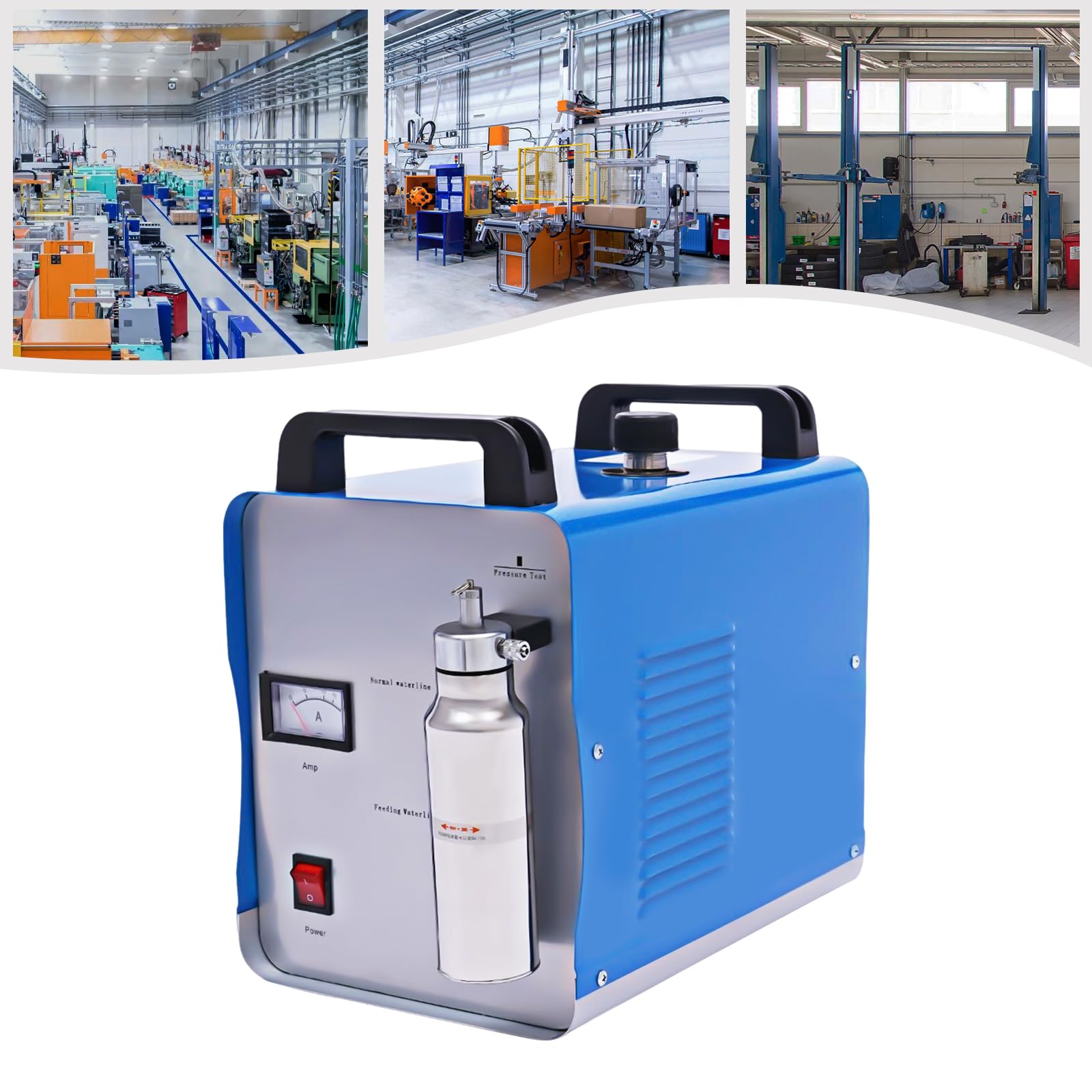 Sauerstoff-Wasserstoff Gasflamme Generator, 75L/H Acryl-Poliermaschine, Wasserschweißgerät Flammenpolierer