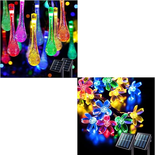 Miniatura 1 de JMEXSUSS 4 Pack Soalr String Lights Outdoor Waterproof for Garden Decor