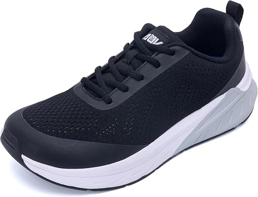 Wide Toe Box Walking Shoes for Mens Arch Support Shoes Orthotic Sneaker