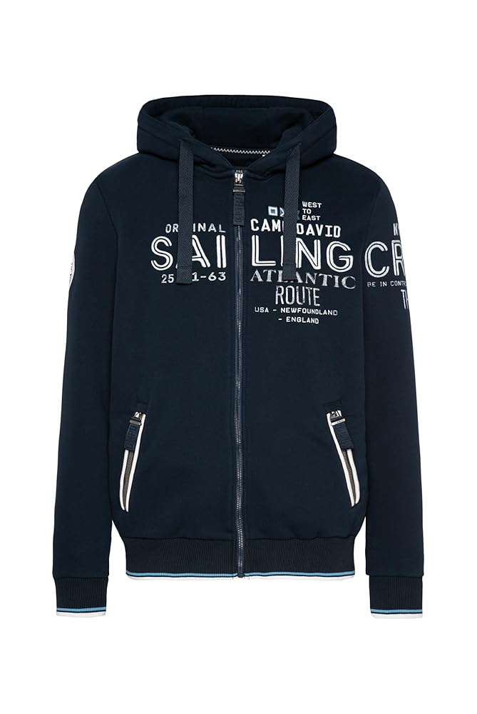 Camp David Hoodie Camp David Sweatjacke Für Herren (mit Logo