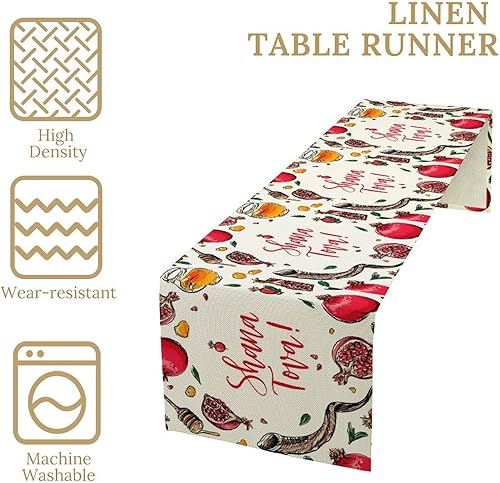 Vista 77 de Camino de mesa de chef de cocina, camino de mesa de chef grueso, decoración de granja, decoración de chef para la cocina, decoración de cocina