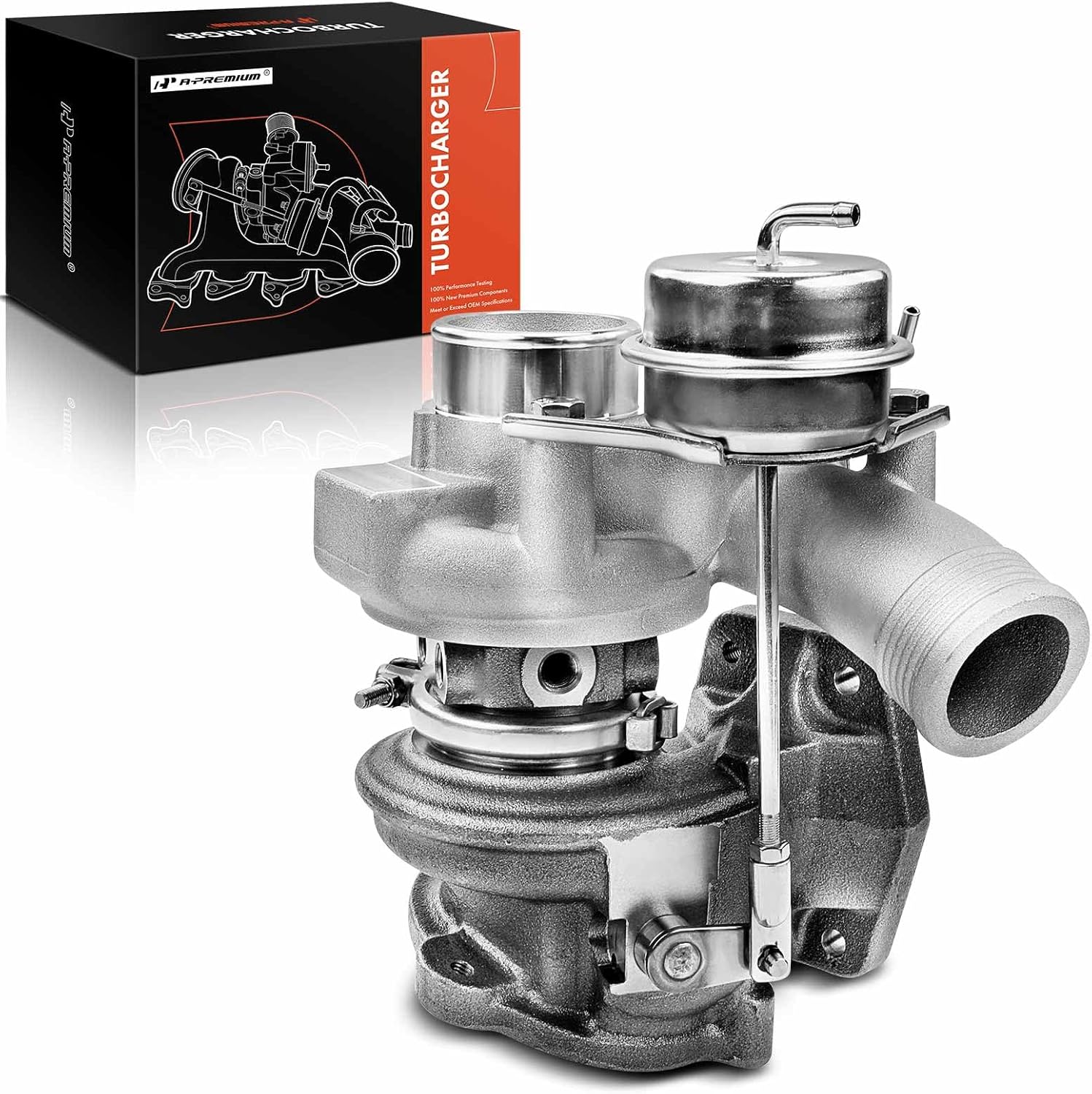 A-Premium TD04L-14T Turbo Turbocharger Kit, Replaces 49377-06200, Compatible with Volvo S60 2003-2009, S80 2004-2006, V70/XC90 2004-2007, XC70 2003-2007, 2.5L, with Wastegate Actuator & Gasket