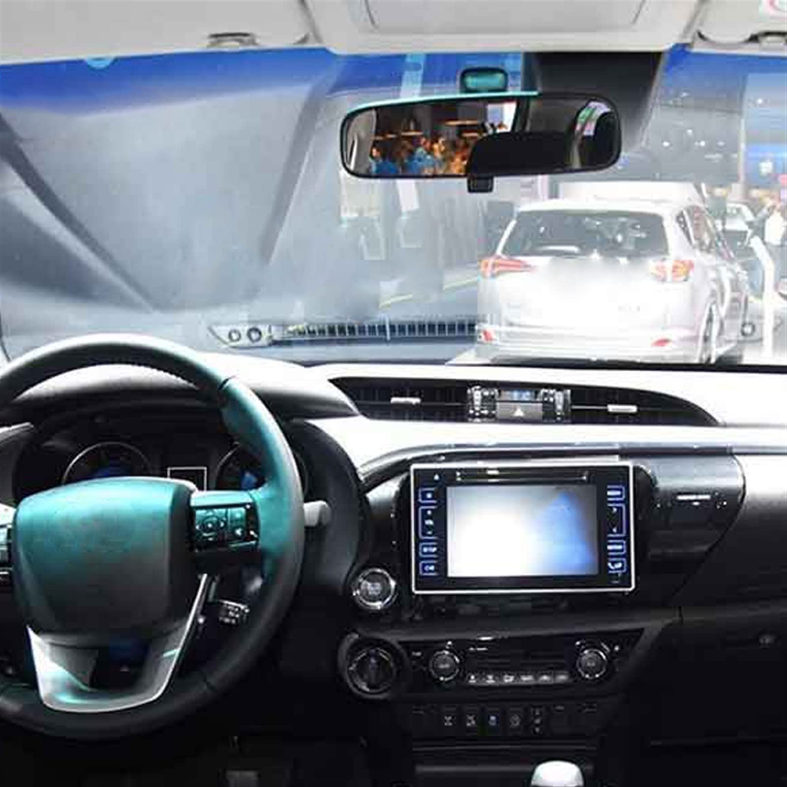 Écran Hilux 2019 sans rayures grâce au verre trempé tactile 7"