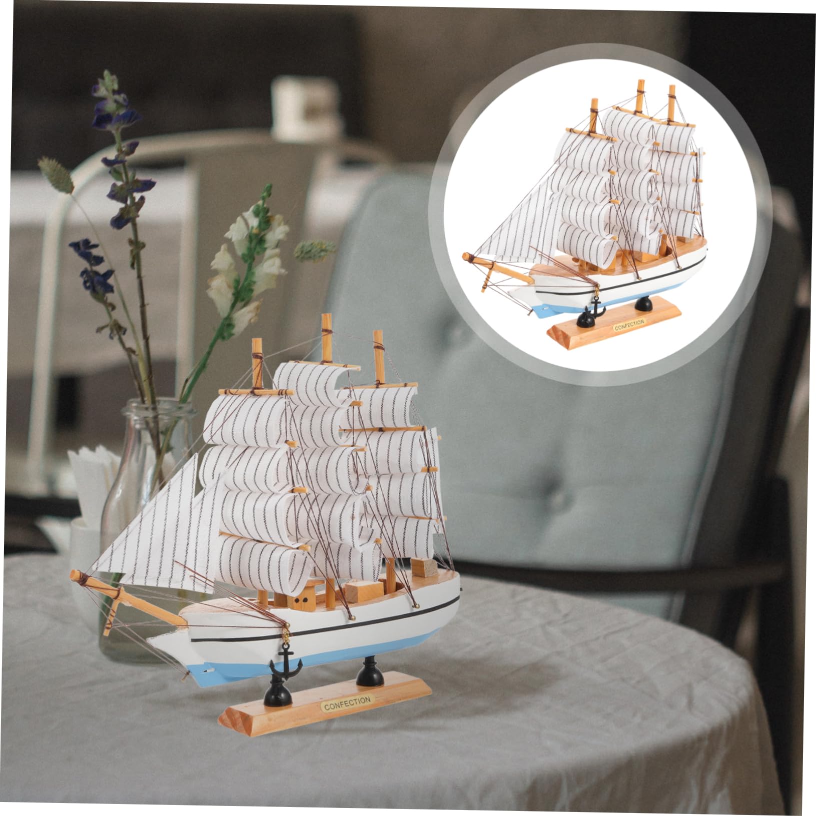 ヨット 帆船 模型 置物 インテリア