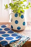 Vista 3 de Karma Toalla de té de mezcla de lino Big Dots