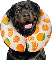 Vista 15 de MIDOG Inflatable Dog Cone Alternative for After Surgery - Soft Protective Donut Collar Prevents Licking, Comfortable Recovery E-Collar Alternative